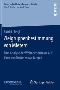 Couverture de l’ouvrage Zielgruppenbestimmung von Mietern
