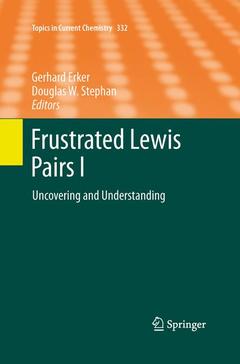 Couverture de l’ouvrage Frustrated Lewis Pairs I