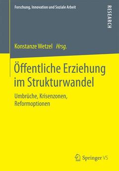 Couverture de l’ouvrage Öffentliche Erziehung im Strukturwandel