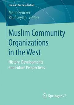Couverture de l’ouvrage Muslim Community Organizations in the West