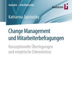 Couverture de l’ouvrage Change Management und Mitarbeiterbefragungen