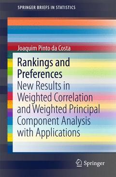 Couverture de l’ouvrage Rankings and Preferences