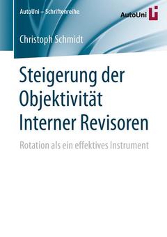 Couverture de l’ouvrage Steigerung der Objektivität Interner Revisoren