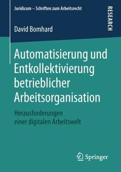 Couverture de l’ouvrage Automatisierung und Entkollektivierung betrieblicher Arbeitsorganisation