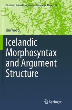 Couverture de l’ouvrage Icelandic Morphosyntax and Argument Structure