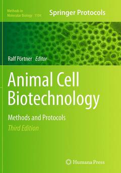 Couverture de l’ouvrage Animal Cell Biotechnology