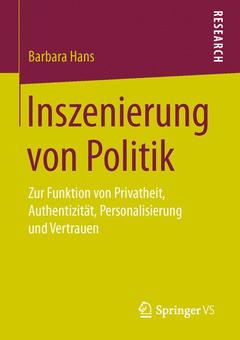 Couverture de l’ouvrage Inszenierung von Politik
