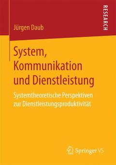 Couverture de l’ouvrage System, Kommunikation und Dienstleistung