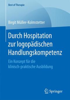 Couverture de l’ouvrage Durch Hospitation zur logopädischen Handlungskompetenz