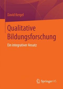 Couverture de l’ouvrage Qualitative Bildungsforschung