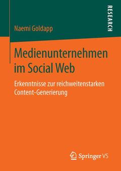 Couverture de l’ouvrage Medienunternehmen im Social Web