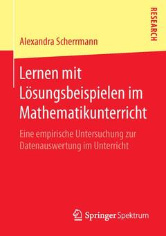 Couverture de l’ouvrage Lernen mit Lösungsbeispielen im Mathematikunterricht