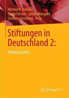 Couverture de l’ouvrage Stiftungen in Deutschland 2:
