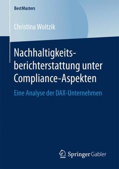Couverture de l’ouvrage Nachhaltigkeitsberichterstattung unter Compliance-Aspekten