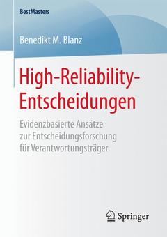 Couverture de l’ouvrage High-Reliability-Entscheidungen