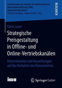 Cover of the book Strategische Preisgestaltung in Offline- und Online-Vertriebskanälen