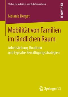 Couverture de l’ouvrage Mobilität von Familien im ländlichen Raum