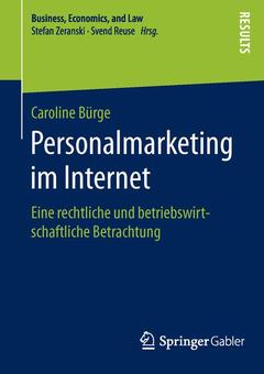 Cover of the book Personalmarketing im Internet