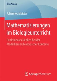 Couverture de l’ouvrage Mathematisierungen im Biologieunterricht