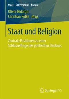 Couverture de l’ouvrage Staat und Religion