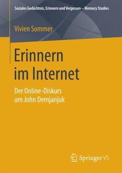 Cover of the book Erinnern im Internet 
