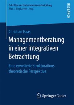 Cover of the book Managementberatung in einer integrativen Betrachtung