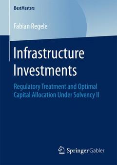 Couverture de l’ouvrage Infrastructure Investments