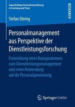 Couverture de l’ouvrage Personalmanagement aus Perspektive der Dienstleistungsforschung