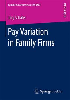 Cover of the book Pay Variation in Family Firms