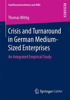 Cover of the book Crisis and Turnaround in German Medium-Sized Enterprises