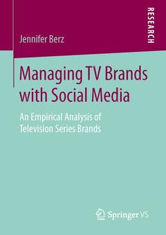 Couverture de l’ouvrage Managing TV Brands with Social Media