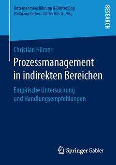 Cover of the book Prozessmanagement in indirekten Bereichen 
