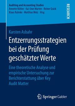 Cover of the book Entzerrungsstrategien bei der Prüfung geschätzter Werte