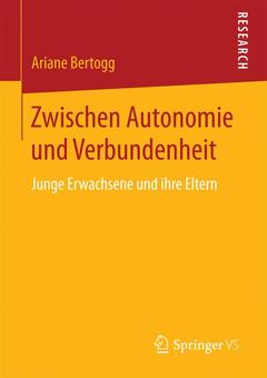 Couverture de l’ouvrage Zwischen Autonomie und Verbundenheit