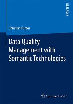 Couverture de l’ouvrage Data Quality Management with Semantic Technologies