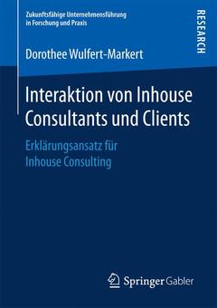 Cover of the book Interaktion von Inhouse Consultants und Clients