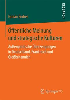 Couverture de l’ouvrage Öffentliche Meinung und strategische Kulturen