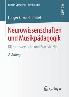 Couverture de l’ouvrage Neurowissenschaften und Musikpädagogik