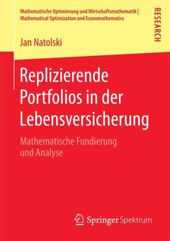 Cover of the book Replizierende Portfolios in der Lebensversicherung