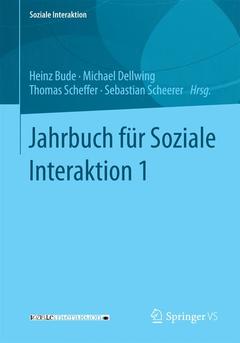 Couverture de l’ouvrage Jahrbuch für Soziale Interaktion 1