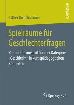 Cover of the book Spielräume für Geschlechterfragen