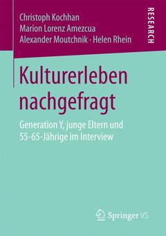 Couverture de l’ouvrage Kulturerleben nachgefragt