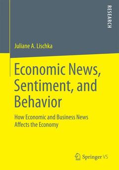 Cover of the book Economic News, Sentiment, and Behavior