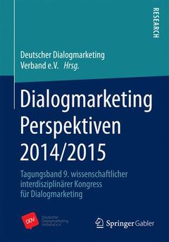 Cover of the book Dialogmarketing Perspektiven 2014/2015