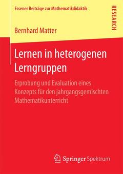 Couverture de l’ouvrage Lernen in heterogenen Lerngruppen