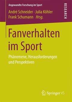 Cover of the book Fanverhalten im Sport