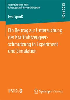 Couverture de l’ouvrage Ein Beitrag zur Untersuchung der Kraftfahrzeugverschmutzung in Experiment und Simulation