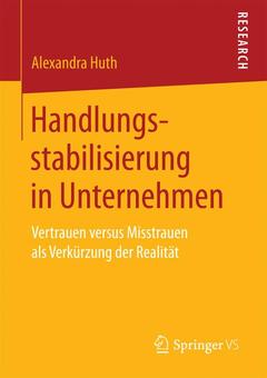 Cover of the book Handlungsstabilisierung in Unternehmen