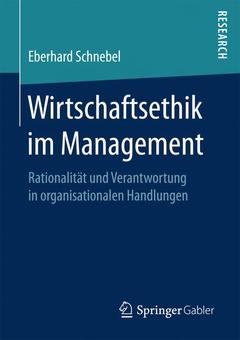Couverture de l’ouvrage Wirtschaftsethik im Management