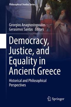Couverture de l’ouvrage Democracy, Justice, and Equality in Ancient Greece